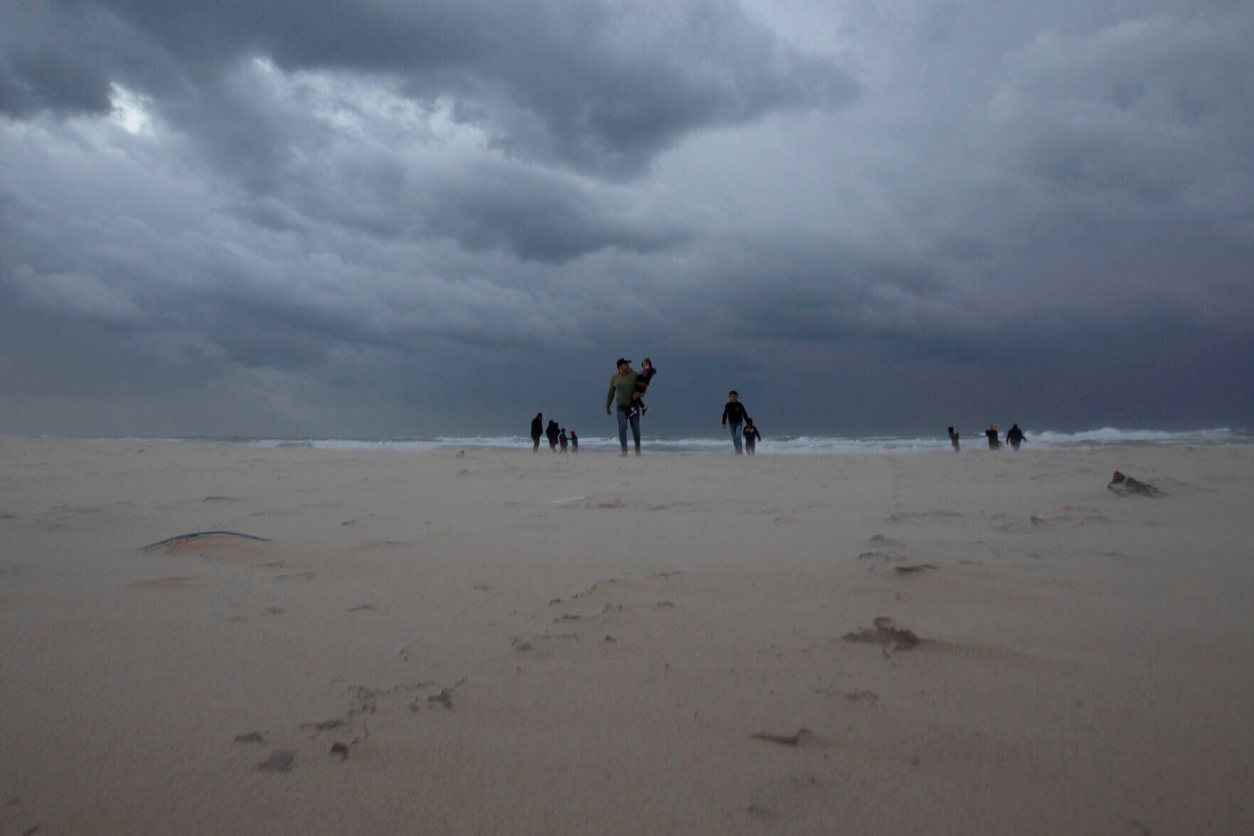 APTOPIX Palestinians Weather